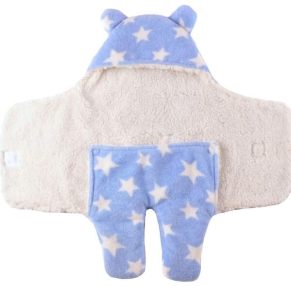 Wearable Blanket and Star Wrapper Durable Cotton for Baby Boys & Girls