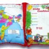Baby Digital Printed Cotton Fabric Educational Alphabet Learning Soft Pillow
