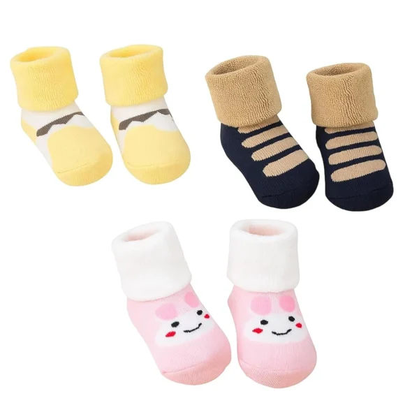Baby Cotton Socks (Pack of 3)