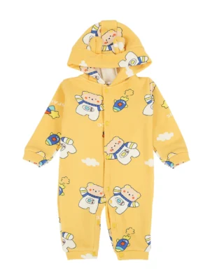 Baby Romper with Hood